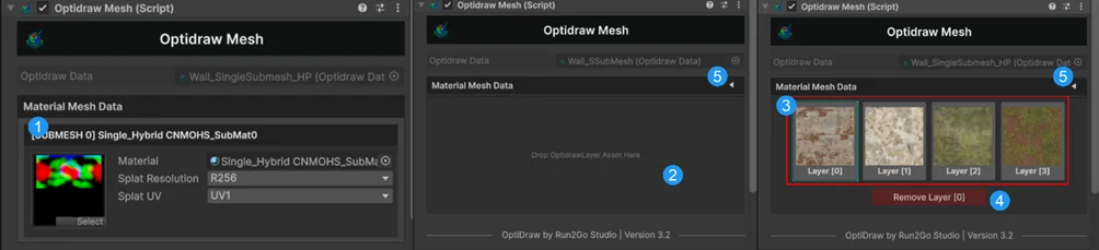 Multi-Submesh Layer Separation & Reordering