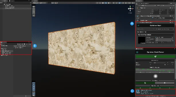 Hierarchy Selection & Mesh Inspector Association