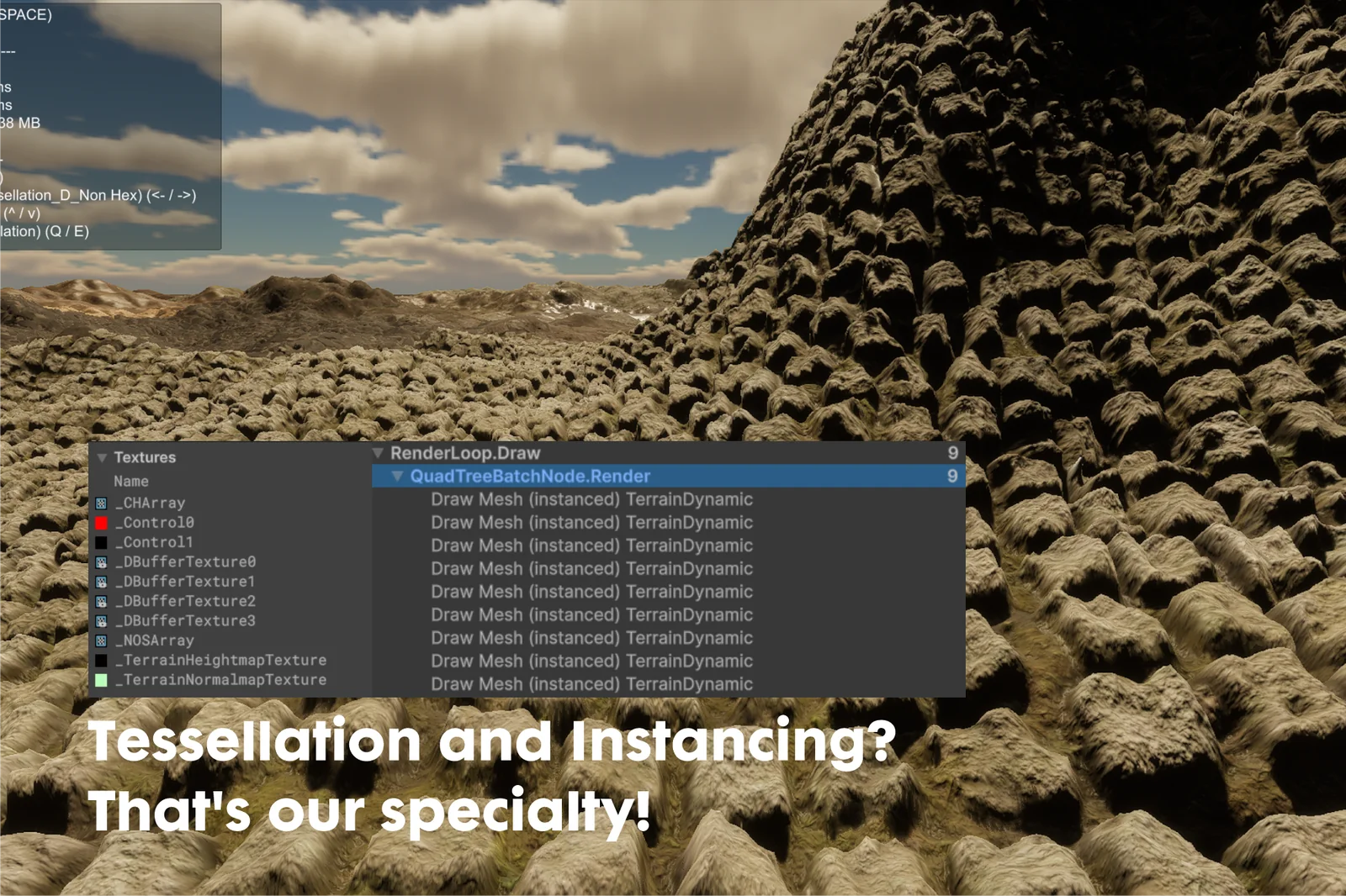 Up to 16 PBR Terrain Layers in a Single Render Pass